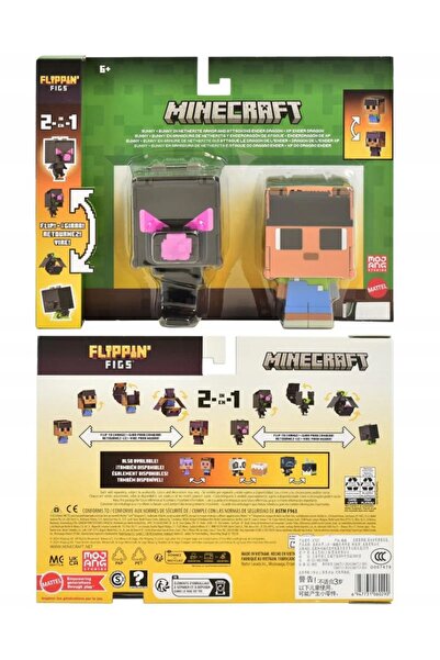 mattel Minecraft Figurine Transformabile 2 Sunny și Dragonul Ender JCN27