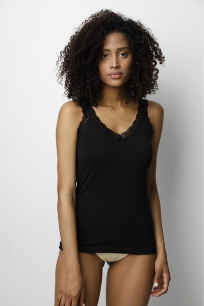 DONEX 3286 Women's Lycra Lace Undershirt