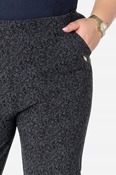 NO BRAND Pantaloni eleganți de damă tip țigară W21-2 5XL/6XL