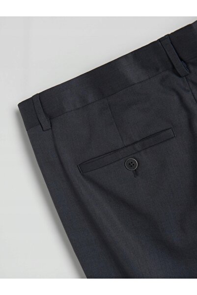 NO BRAND Costum de pantaloni din viscoză gri, clasic, cu buzunare, Reserve 48