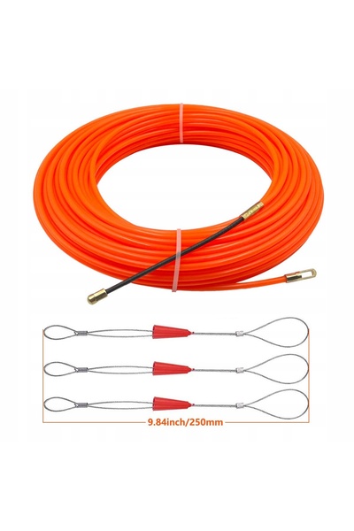 NO BRAND Pilot Linka pentru tragerea cablurilor Ø4mm 30m 360 °