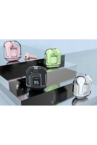 NO BRAND Căști wireless R-Phones Pro Tws Bluetooth Albe