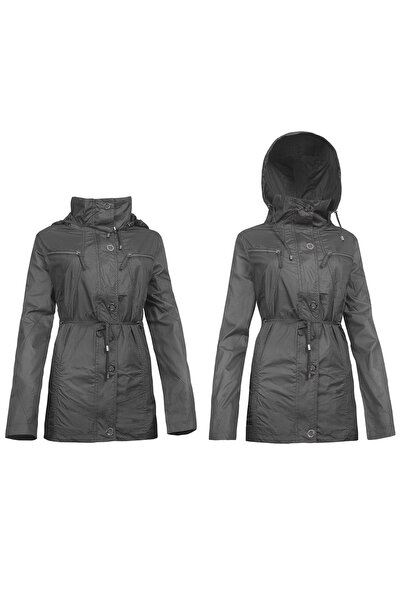 NO BRAND Geacă subțire de damă, de primăvară și toamnă, tip windbreaker, cu g...
