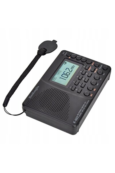 NO BRAND Radio multi-bandă AM/FM/SW cu Bluetooth, slot pentru card TF și înre...
