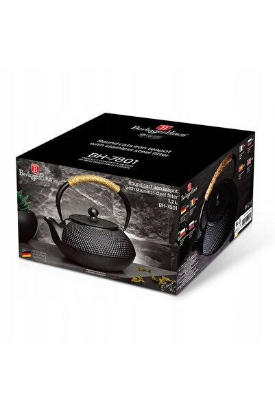 NO BRAND Zaparzacz Negru 1,2L Berlingerhaus Bh-7801