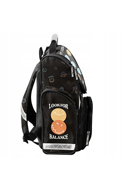 NO BRAND Rucsac școlar cu un singur compartiment Paso Negru, Multicolor 1 L