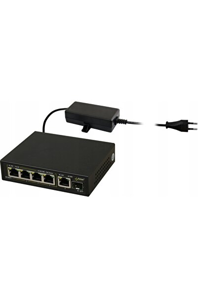 Pulsar Switch SFG64F1 cu 6 porturi PoE pentru 4 camere IP