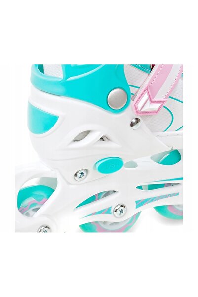NO BRAND Patine cu rotile Patine de patinaj artistic 4 în 1 Reglabile Raven L...