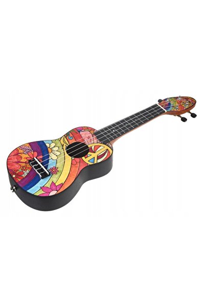 NO BRAND Ortega Keiki K2-68 Peace 68 Flowers Flowers Ukulele Soprano Set