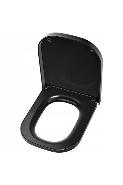 NO BRAND Derw Cecipa Max Capac de toaletă din rășină neagră