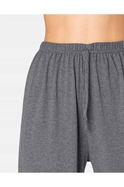 NO BRAND Pijama subțire din bumbac pentru femei, cămașă cu mânecă lungă + pan...