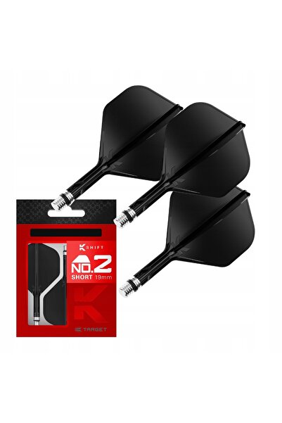 NO BRAND Target K-Shift Tije Rotative pentru Săgeți Nr. 2 Negru - Intermediar