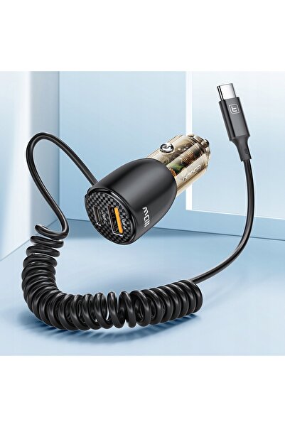 NO BRAND Încărcător auto Toocki 110W cu porturi USB A + USB C + Type C, cablu...