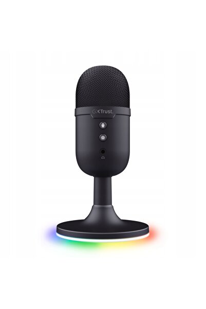 NO BRAND Microfon de gaming USB compact cu LED RGB pentru PC, PS5, streaming,...