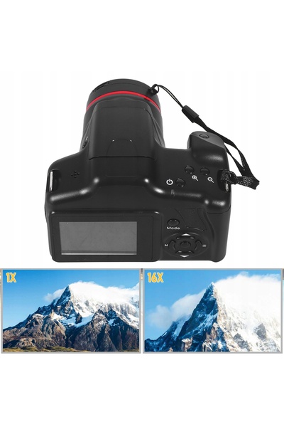 NO BRAND Cameră digitală profesională 4K 16MP Zoom 16X Cameră digitală standard