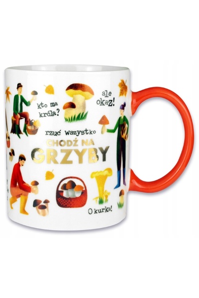 NO BRAND Cană + Șosete pentru Fanul de Ciuperci Set Cadou Elegant