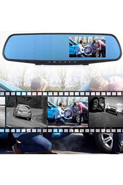 NO BRAND Cameră auto înregistrator video, tip oglindă retrovizoare, pentru în...