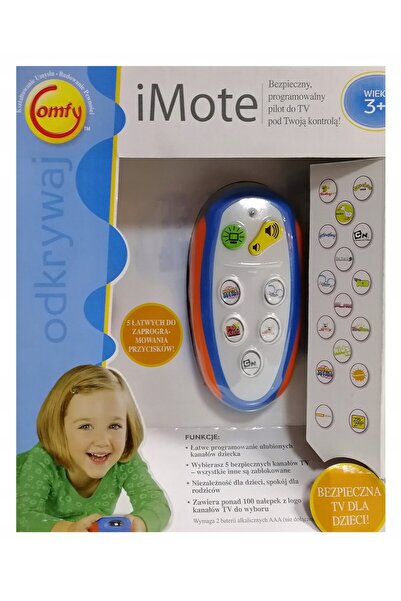 NO BRAND Imote - Telecomandă TV programabilă și confortabilă pentru copii