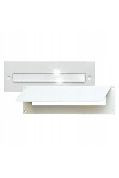 NO BRAND Cutie poștală de ușă albă 90 mm X 275 mm