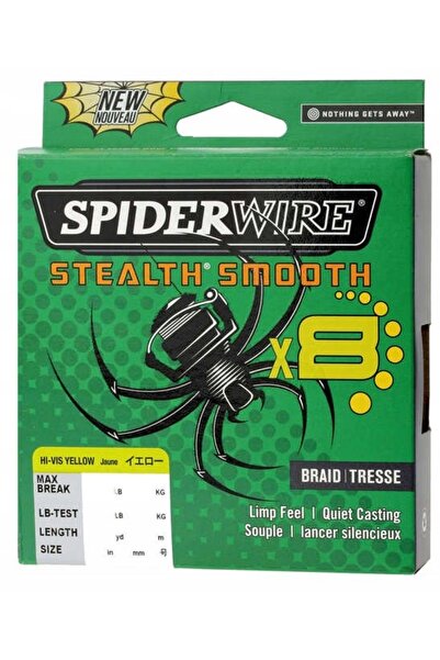 NO BRAND Spiderwire Plecionka Stealth 8 Galben 0.11mm/150m