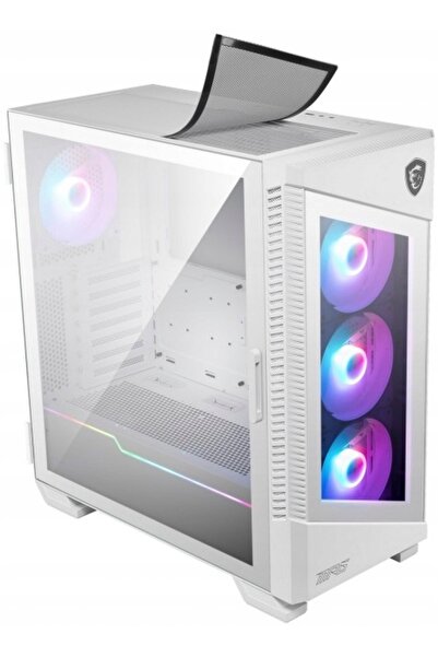 NO BRAND Msi Mpg Velox 100R Alb ATX Midi Tower cu geam fără sursă de alimentare