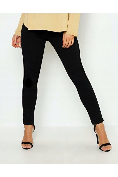 NO BRAND Blugi de maternitate negri, pantaloni lungi, colanți, jeggings clasi...