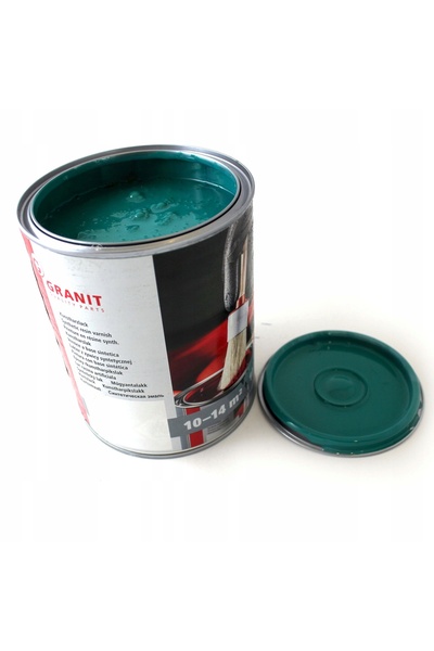 NO BRAND Vopsea lac Albastru Acvatic Uscare Rapidă Luciu Intens Granit 1L Can...