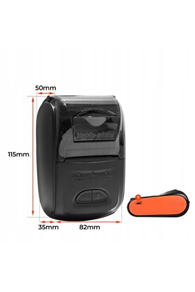 NO BRAND Imprimantă termică Bluetooth pentru chitanțe 58mm