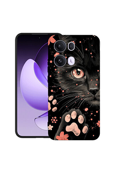 bestcase ®   Husă TPU Ultra Subțire pentru OPPO A6 / A6x / A6s, Pisică Neagră...