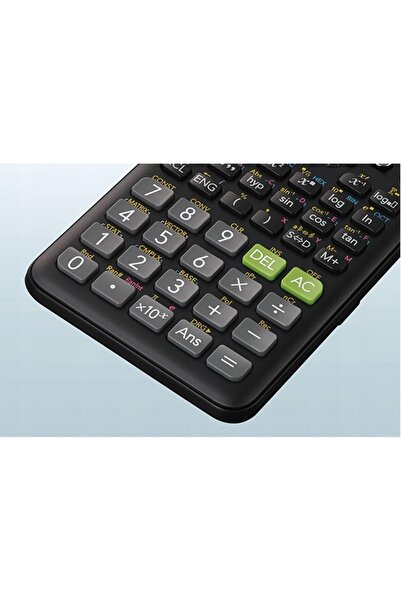 Casio Calculator FX-82ES Plus Ediția a 2-a, Alimentat cu baterii, 9 memorii
