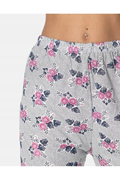 NO BRAND Pijamale de damă, set din bumbac, bluză cu mânecă lungă și pantaloni...