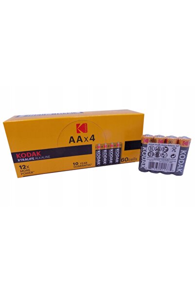 NO BRAND 60X Baterii alcaline Kodak Xtralife AA LR6 Folia