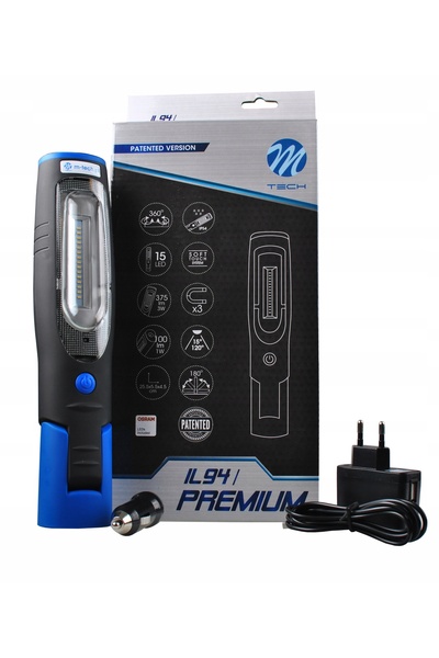 NO BRAND Lanternă LED de atelier pentru inspecție il94 aku puternică m-tech