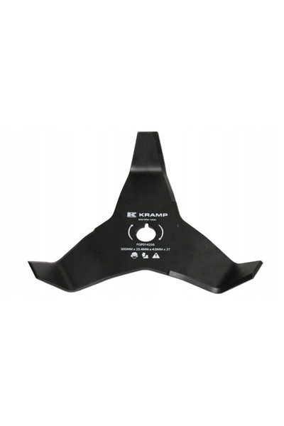 NO BRAND Disc de tăiere și mulcire Trident 300mm 25,4 Gr.4mm