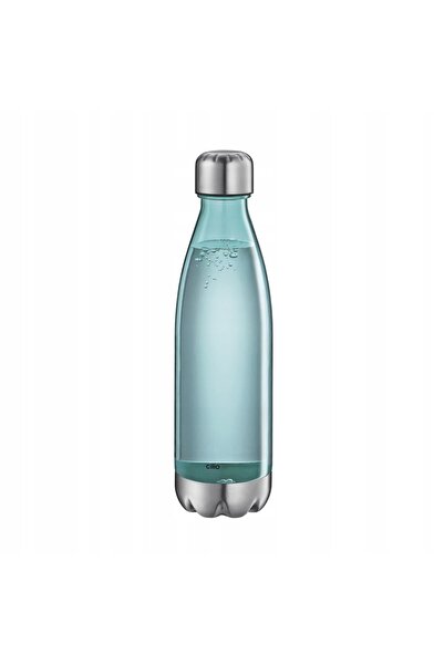 NO BRAND Sticlă pentru băuturi reci 0,7 L Medie 7 X 22 cm Cilio Turcoaz
