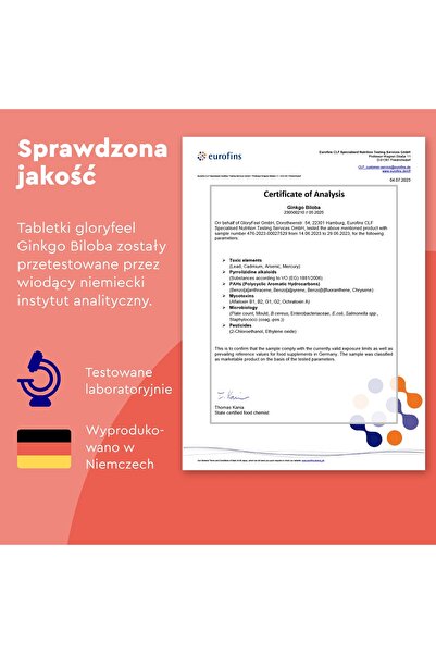 NO BRAND GINKO BILOBA GINKGO JAPONEZ pentru Memorie și Concentrare - 365 tabl...