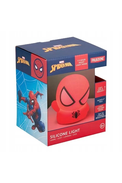 NO BRAND Lampă din silicon cu baterie Marvel Spider-Man