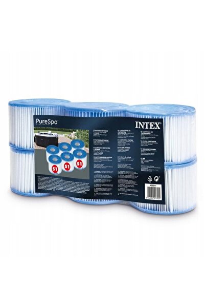 NO BRAND Filtru S1 pentru pompă spa jacuzzi Intex, 6 bucăți