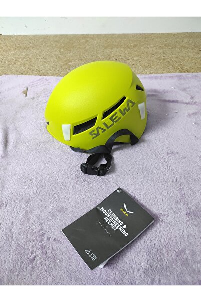 NO BRAND SALEWA cască de alpinism Pura galbenă S/M