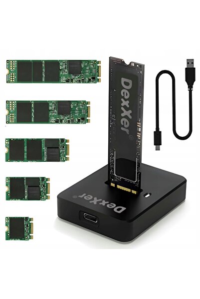 NO BRAND Stație de andocare pentru SSD M.2 Sata/Pcie Ngff/Nvme USB Tip C 3.1 ...