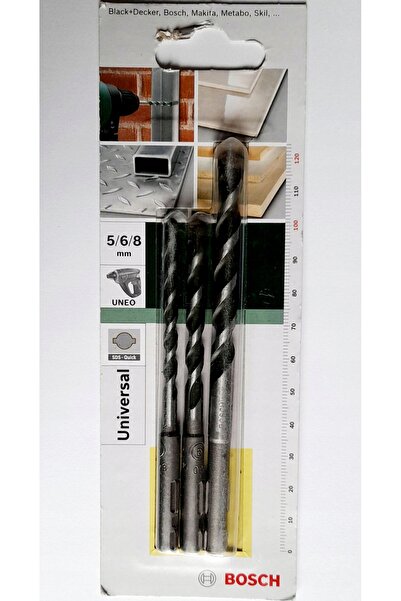 NO BRAND Set de burghie Bosch Uneo SDS-Quick 5/6/8 mm