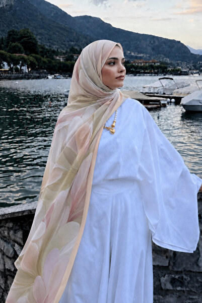 BONASERA EŞARP Kadın Fransız İpeği Premium Günlük Şal Modeli