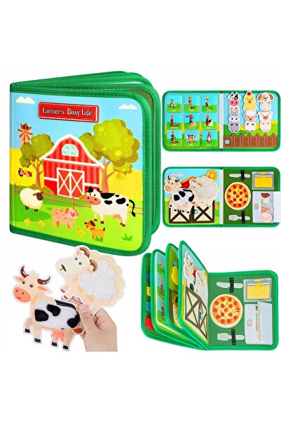 NO BRAND ZABAWEK - Set bogat de jucării educative Montessori tip tablă pentru...