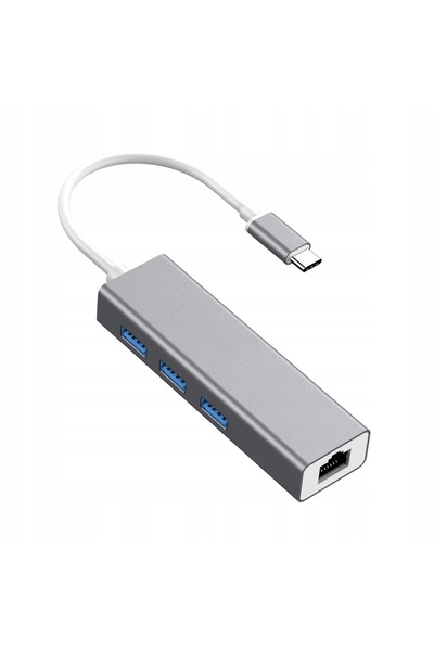 NO BRAND Placă de rețea Adaptor LAN RJ45 3 porturi USB 3.0 Ethernet 100/1000Mbps
