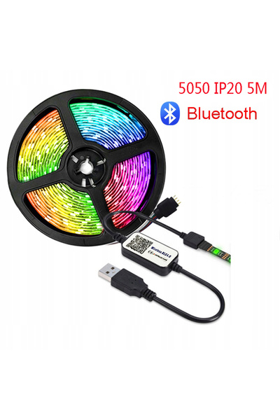 NO BRAND Bandă LED 12V 24W 300 LED-uri 5m IP65 RGB + 4000K
