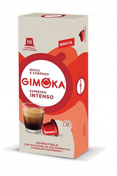 NO BRAND Capsule pentru Nespresso gimoka espresso intenso 10 bucăți