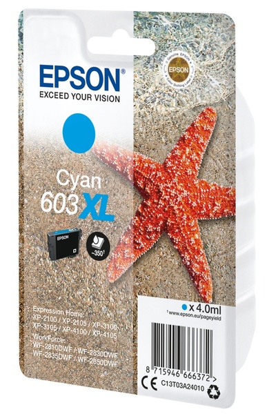 NO BRAND Cerneală nouă 603XL T03A2 EPSON Expression Home XP-2100 XP-3100 XP-4...