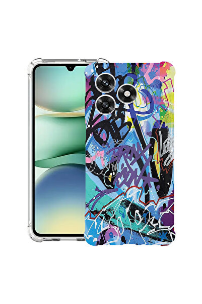 bestcase ®   Husă Antișoc pentru Honor 600 Lite, Graffiti, 3145732 AS 1184