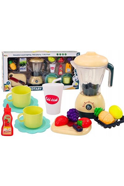 LeanToys Set blender electric pentru fructe, cu lumini și sunete