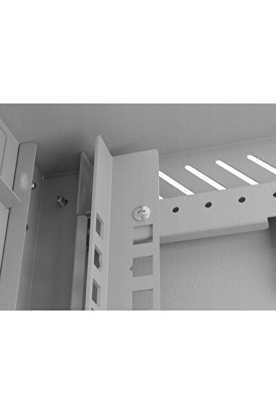NO BRAND Dulap rack Lanberg 10 " 4U/300x300mm cu ușă de sticlă, Gri (Wf11-330...